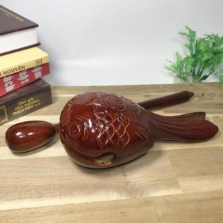 Mõ tụng kinh gỗ hình Cá Chép