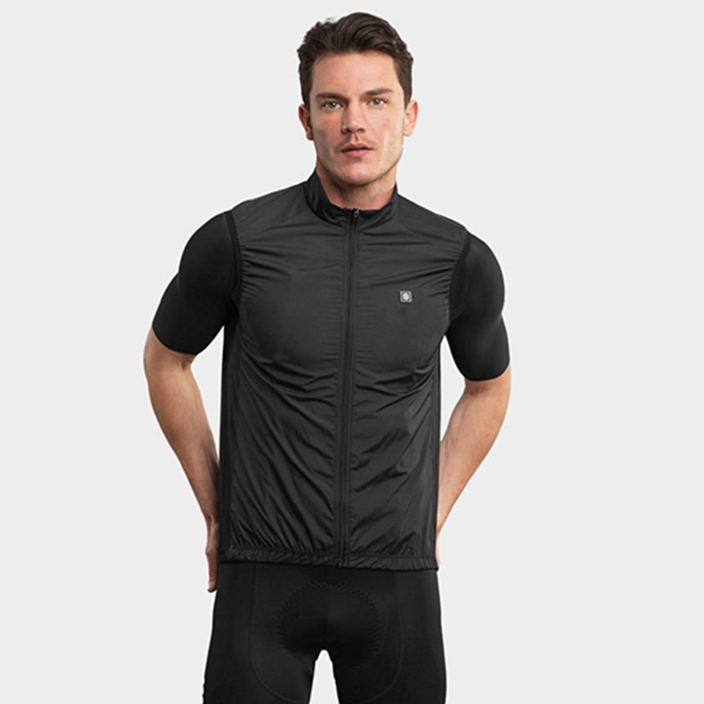 Áo Khoác Chống Gió/Gió Không Tay Chống Nước Dùng Khi Chạy Xe Đạp Cho Nam