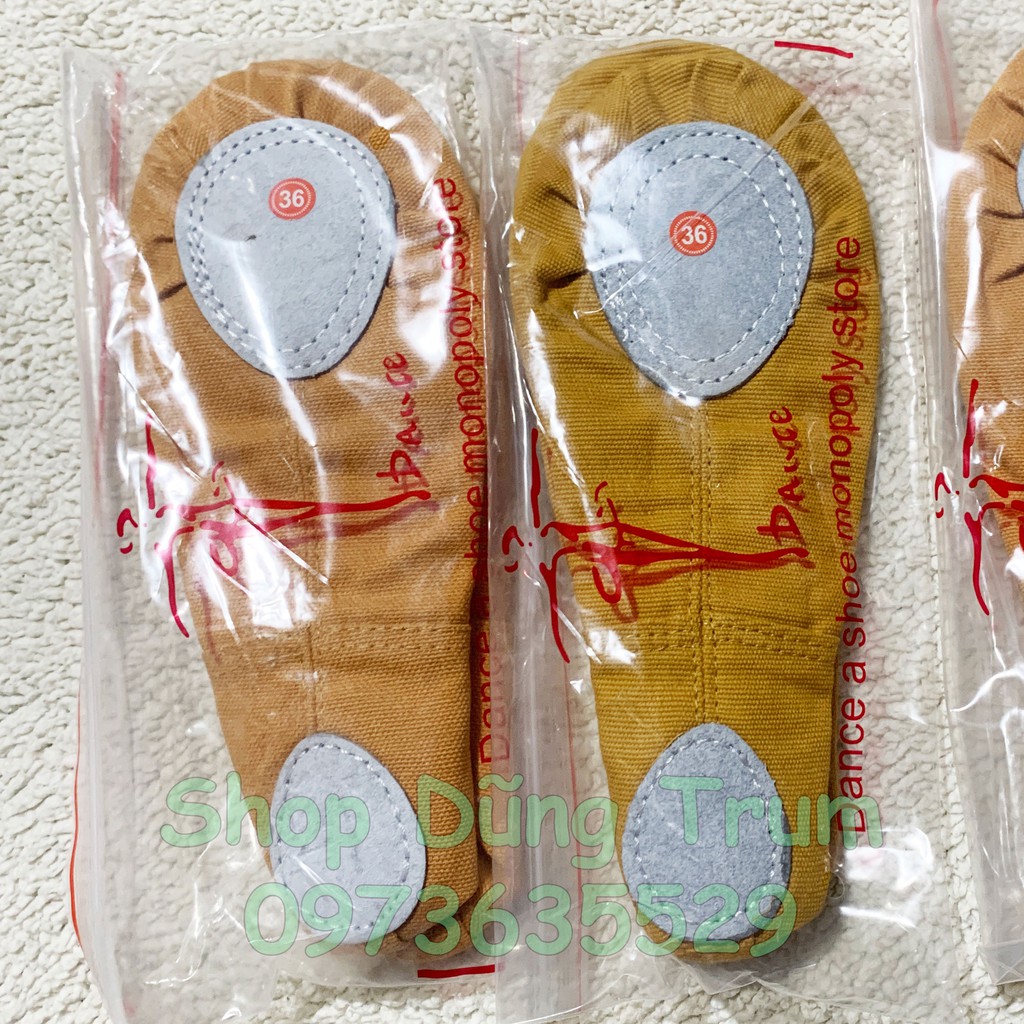 [CHẤT LƯỢNG] Giày bale múa, giày ballet màu da lạc đà | BigBuy360 - bigbuy360.vn