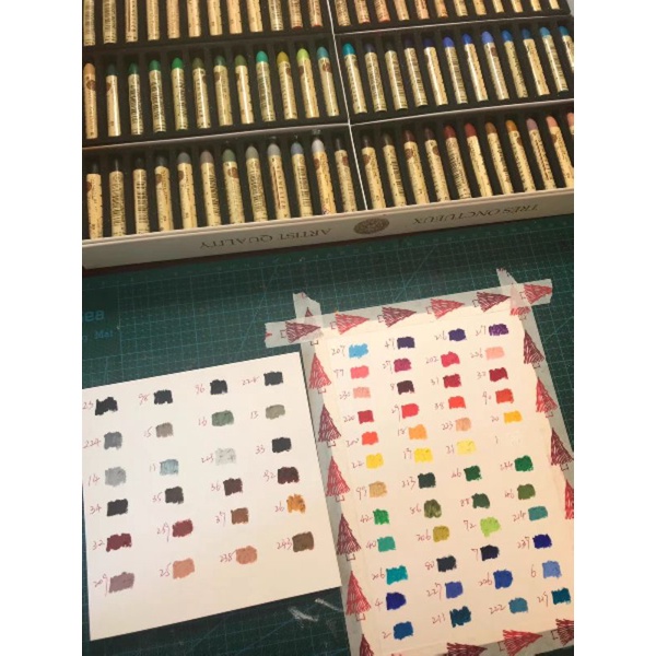 |ORDER| MÀU SÁP DẦU SENNELIER - OIL PASTEL - 24/48/72 MÀU