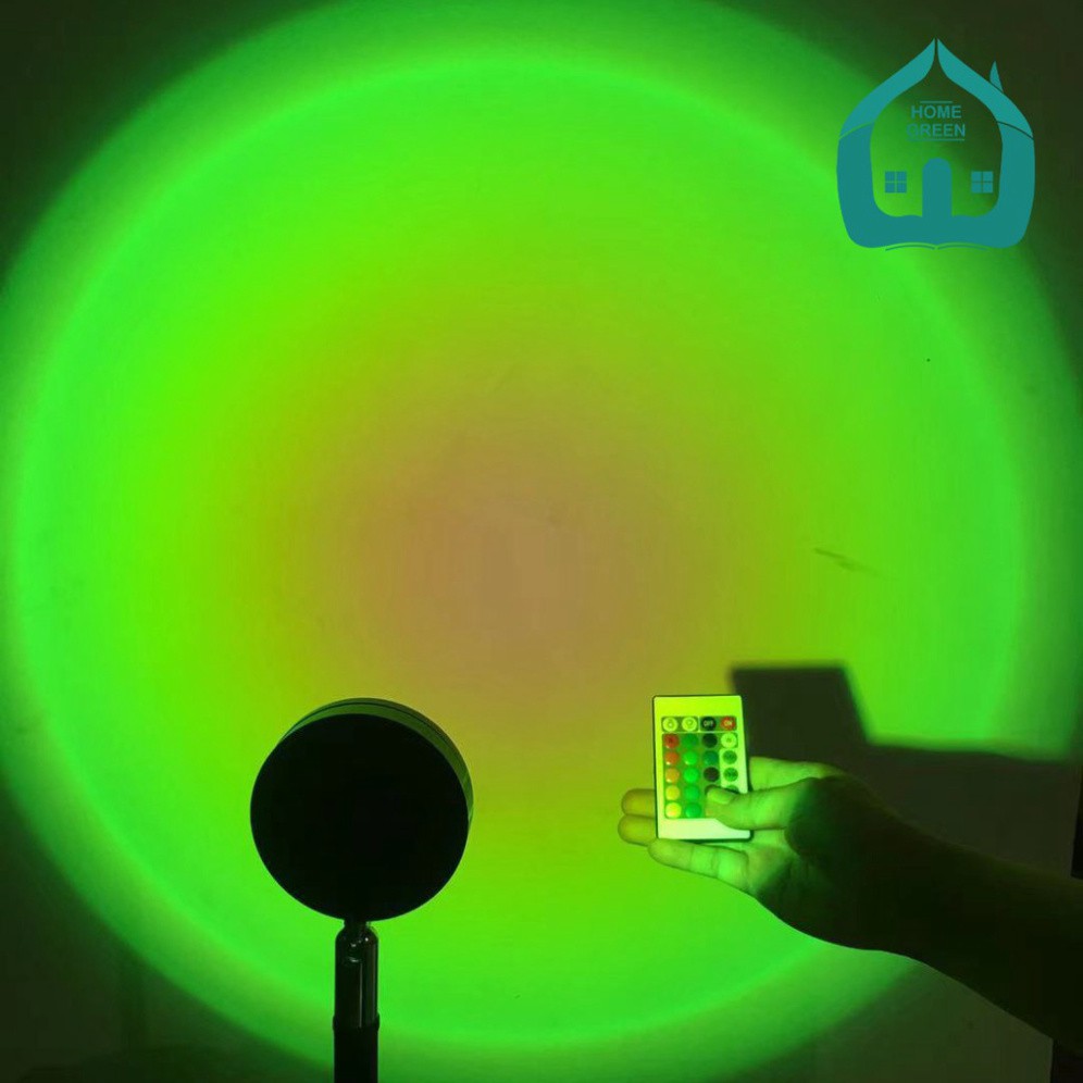 Đèn hoàng hôn led RGB đổi 16 màu tùy thích sống ảo chụp ảnh quay video kèm điều khiển 24 phím