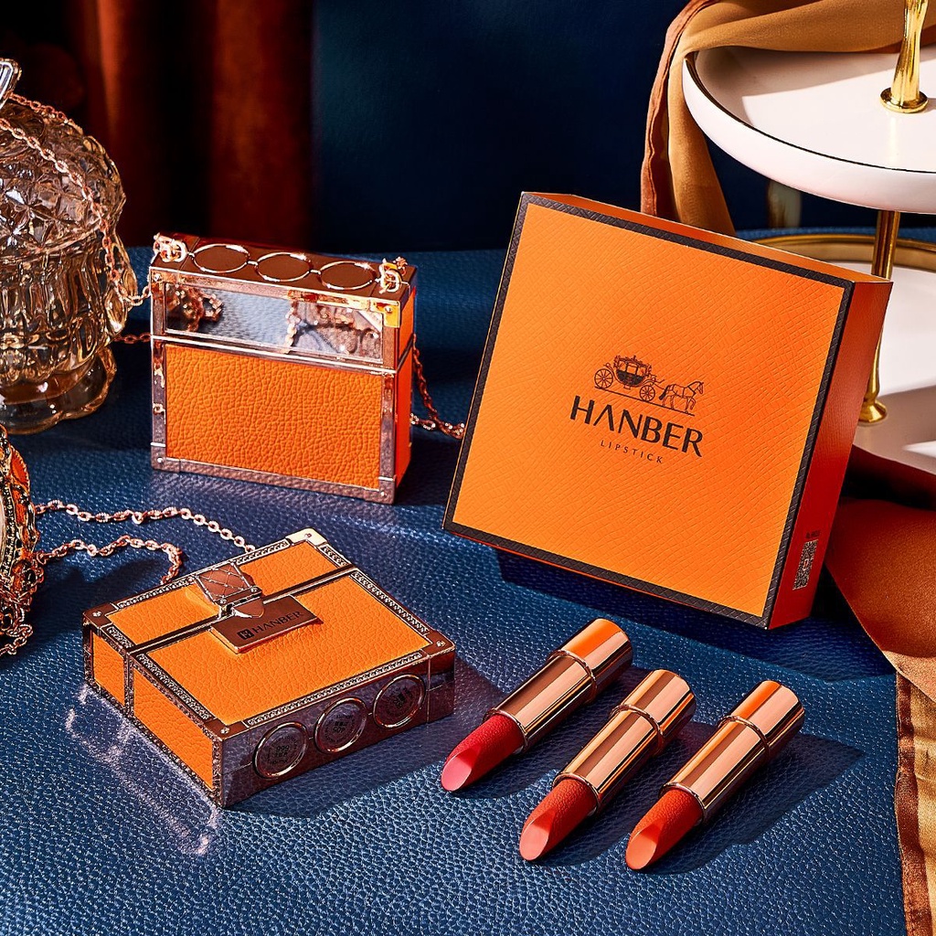 Set son thỏi lì nội địa trung, set son HANBER, Quà tặng 20/10, Quà tặng bạn gái