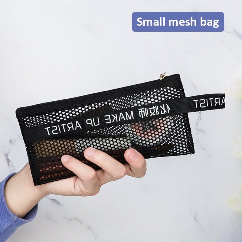 Túi đựng cọ trang điểm SUAKE màu đen nhỏ gọn thời trang dùng khi đi du lịch