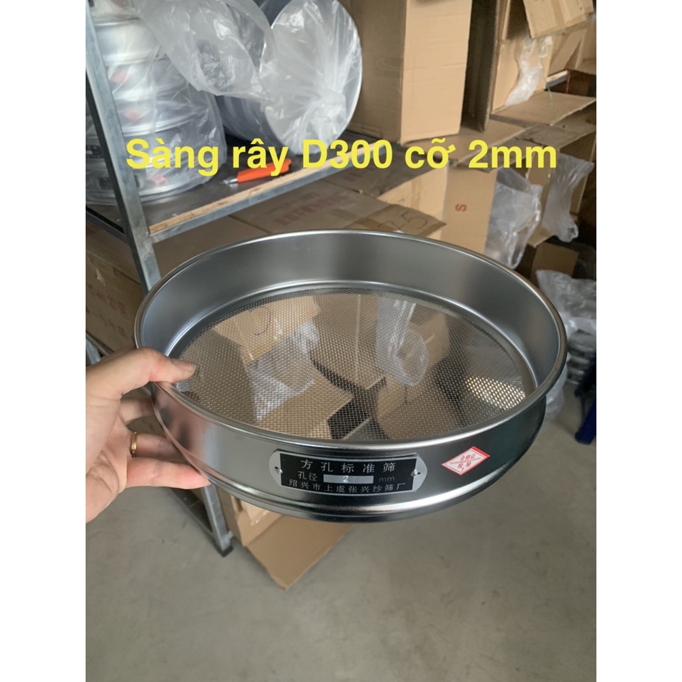 Sàng rây đường kính 30cm các cỡ 0.074mm đến 50mm