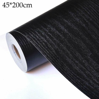 Decal Dán Vân Gỗ, Giấy Giả Vân Gỗ Màu Đen