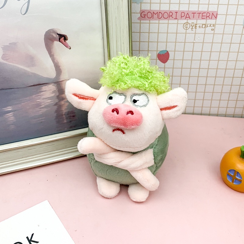 Móc Khóa Hình Heo Nhồi Bông Dễ Thương