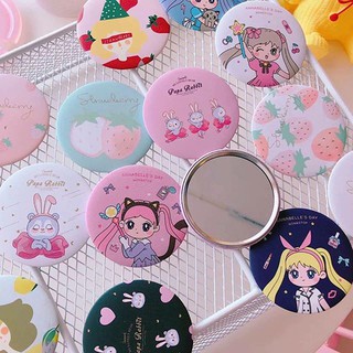 Gương mini Hàn Quốc dáng tròn nhỏ xinh huytuantoy