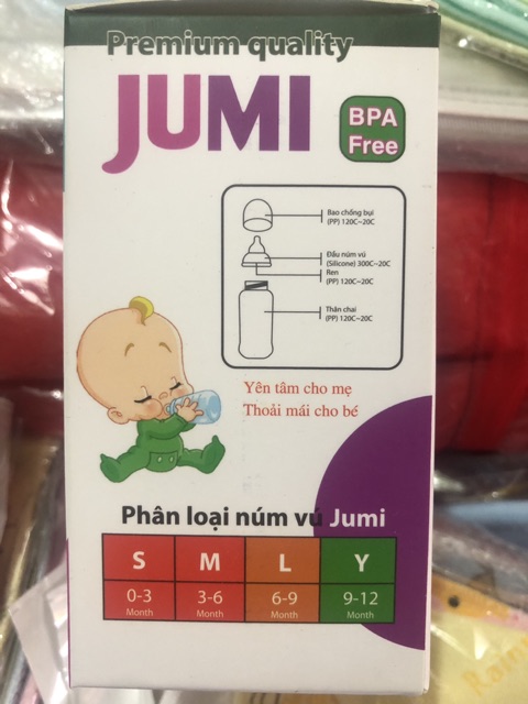 Bình sữa Jumi 60ml