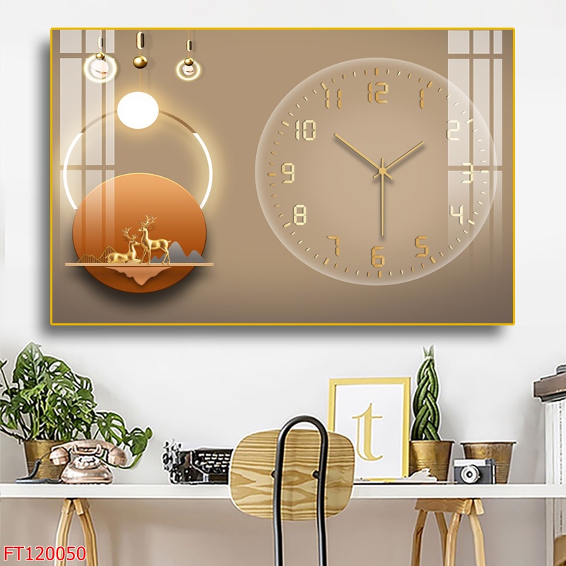 Tranh Đồng Hồ Treo Tường Tráng Gương Cao Cấp - Decor trang trí nhà SGP1472207