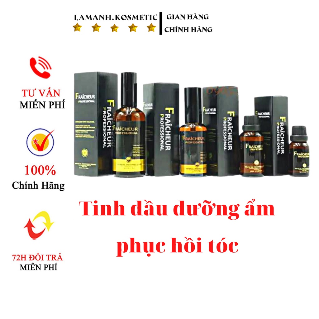 TINH DẦU DƯỠNG BÓNG PHỤC HỒI TÓC FRAICHEUR ARGAN OIL TREATMENT