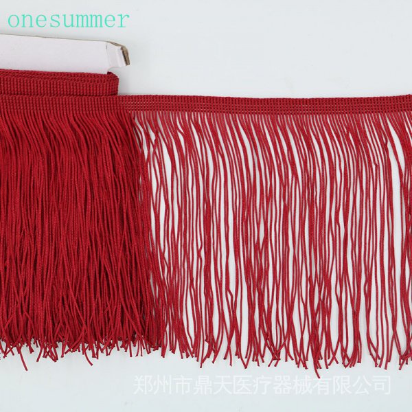 Tua dài 20cm tua rua cắt ren ruy băng tua cho rèm cửa váy tua rua để may trang trí phụ kiện thủ công mỹ nghệ