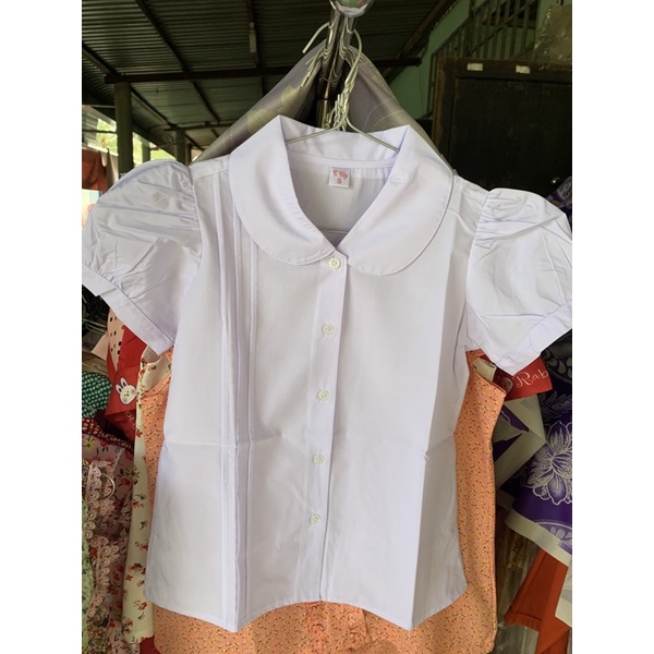 ÁO TRẮNG NỮ SINH TIỂU HỌC FORM 20-50KG