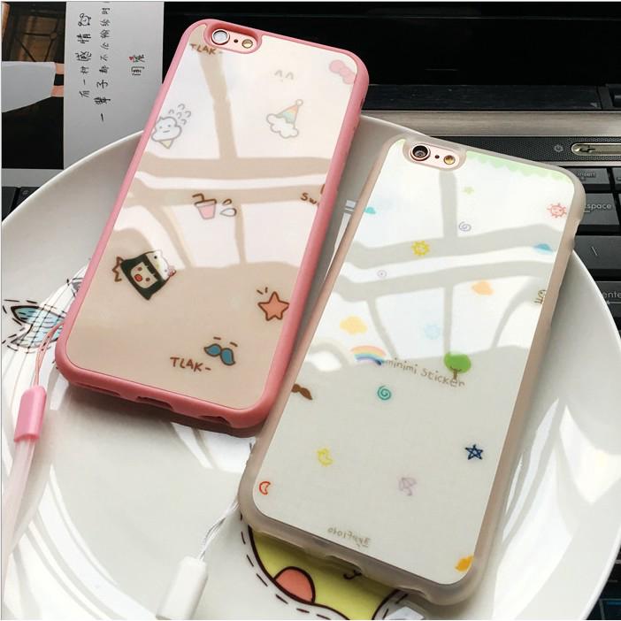iPhone6 6s plus White Case iPhone 5/5s/SE Soft Cover iPhone 7 8 plus Back Casing