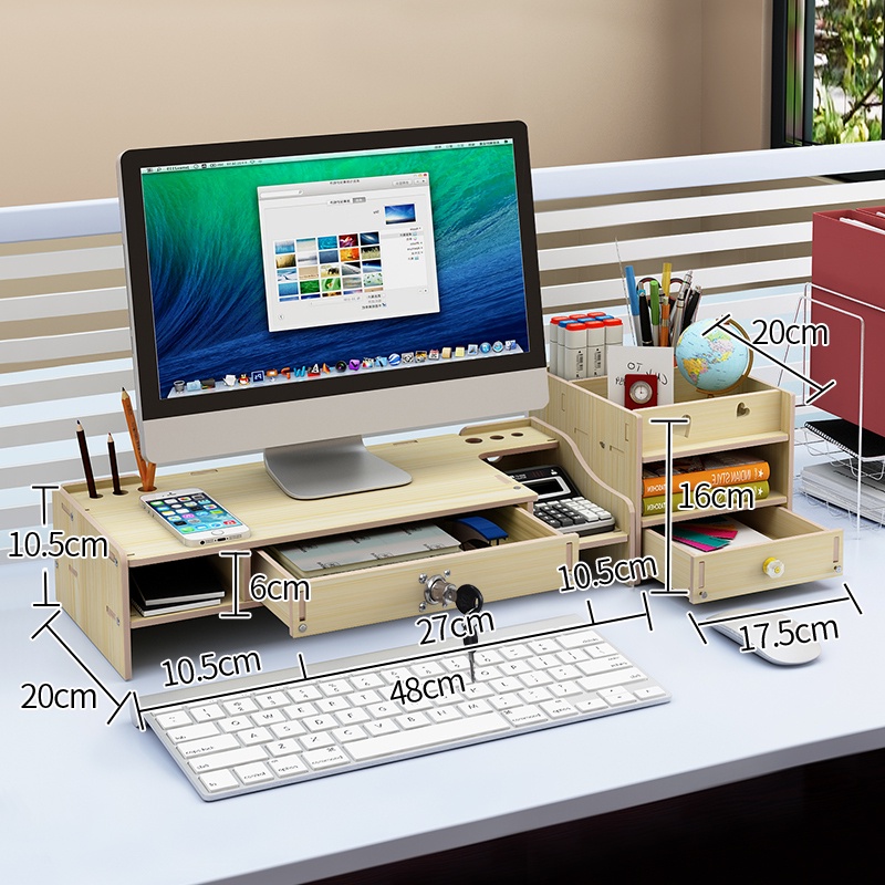 Kệ để màn hình máy tính, kệ hồ sơ văn phòng KMT10