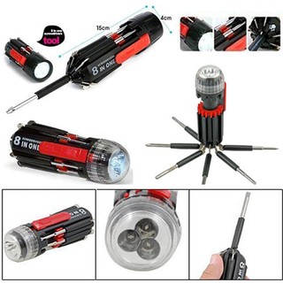 Tua vít 8 in 1 có đèn pin