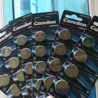 Pin camelion cr 2016, 2025, 2032 5 viên/ vỉ, pin cúc áo nút áo panasonic, pin cmos
