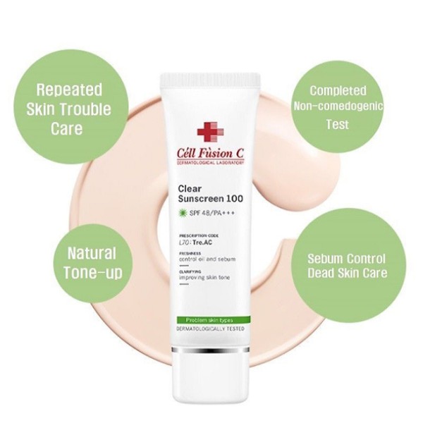  Kem Chống Nắng Dành Cho Da Dầu Mụn Cell Fusion C Clear Sunscreen 100 SPF48/ PA+++ 35ml | BigBuy360 - bigbuy360.vn