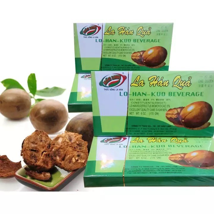 La Hán Quả Hòa Tan Hán Linh Loại Ngon 170g