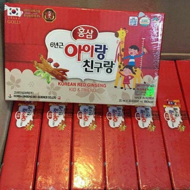 SIÊU KHUYẾN MẠI: NƯỚC HỒNG SÂM TRẺ EM THƯỢNG HẠNG HÀN QUỐC