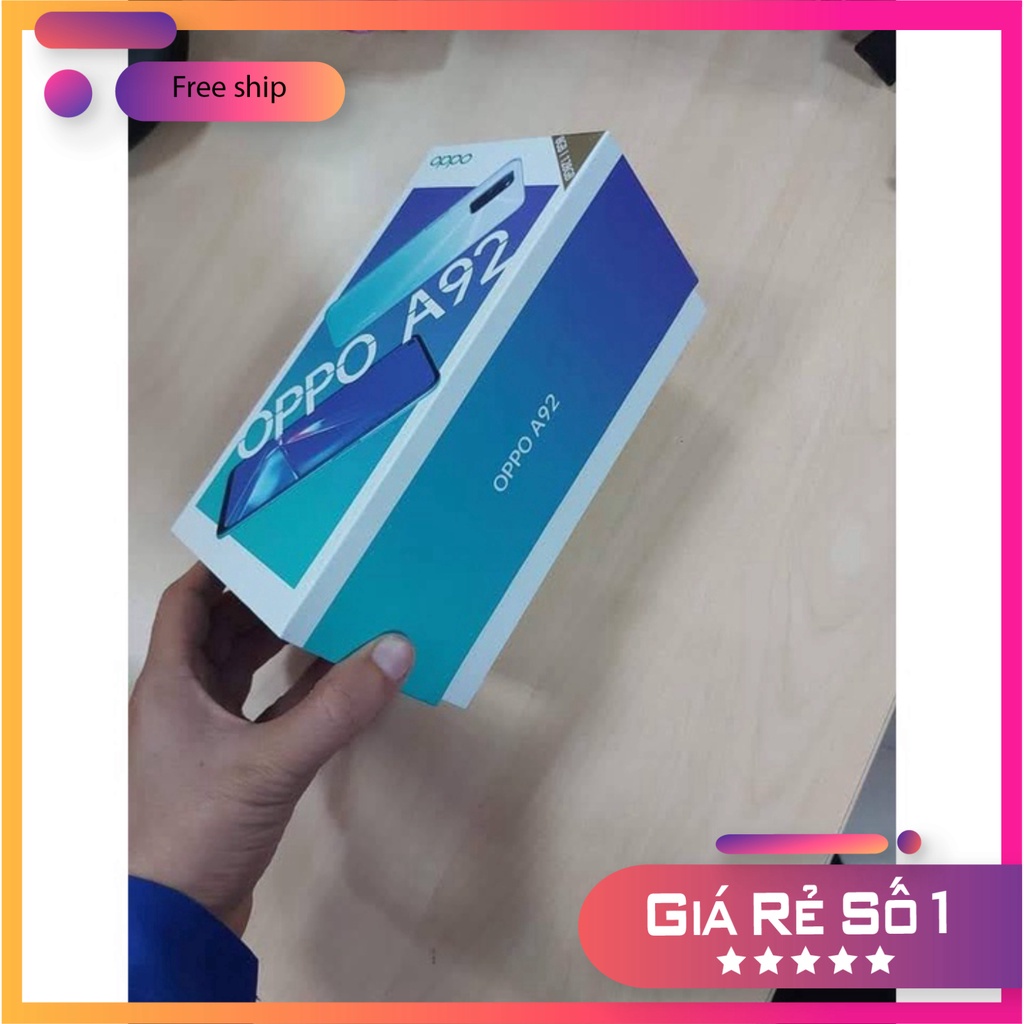 Điện Thoại Oppo A92 2020 (8GB/128GB) màu đen - Chính Hãng nguyên seal- BH 12 tháng toàn quốc -Uy tín 100%