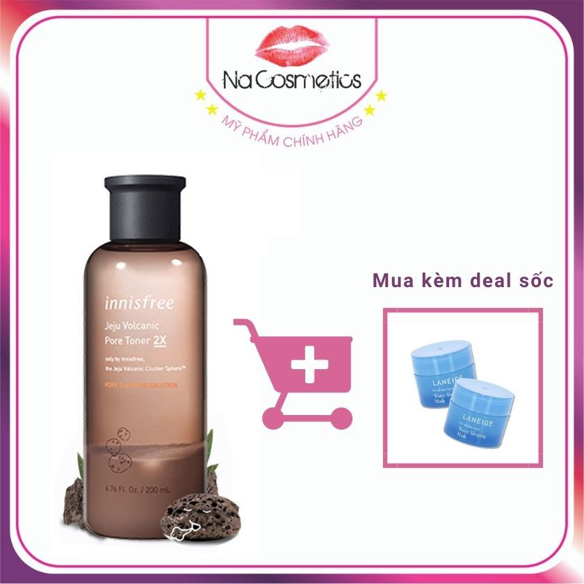 Nước Hoa Hồng Tro Núi Lửa Innisfree Jeju Volcanic Pore Toner Ex