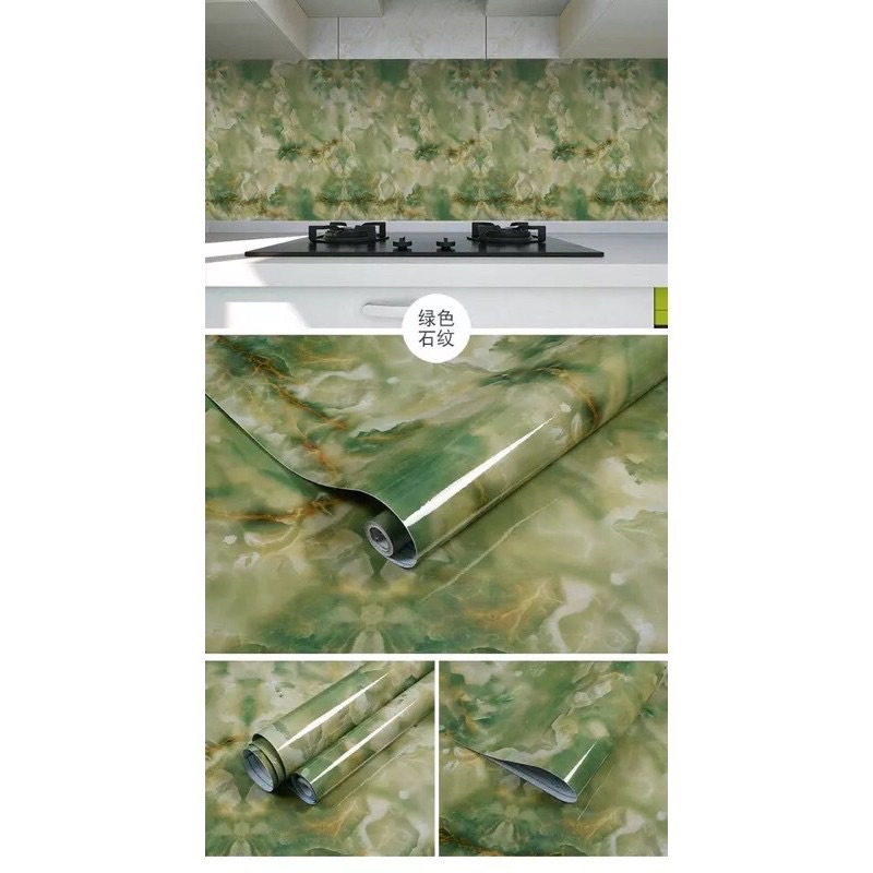 Giấy dán bếp_decal dán tường, tráng nhôm cách nhiệt khổ rộng 60cm dài 5 mét