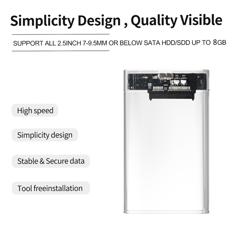 Hộp Đựng Ổ Cứng Ngoài Usb 3 0 Chống Sốc