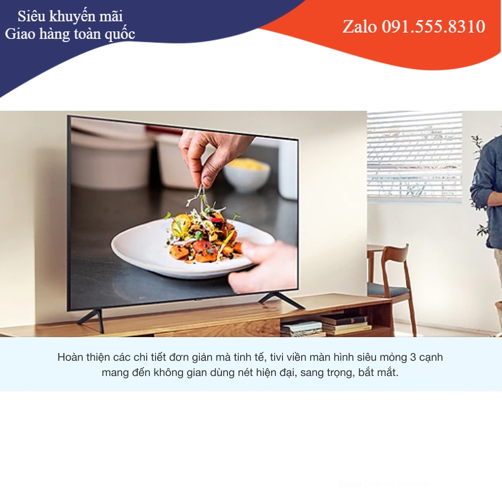 _ Smart Tivi Samsung 4K 55 inch UA55AU7700 _ SIÊU ƯU ĐÃI