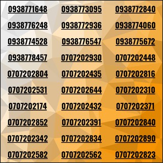 Sim mobifone lặp 3 số đôi dễ nhớ phong thủy