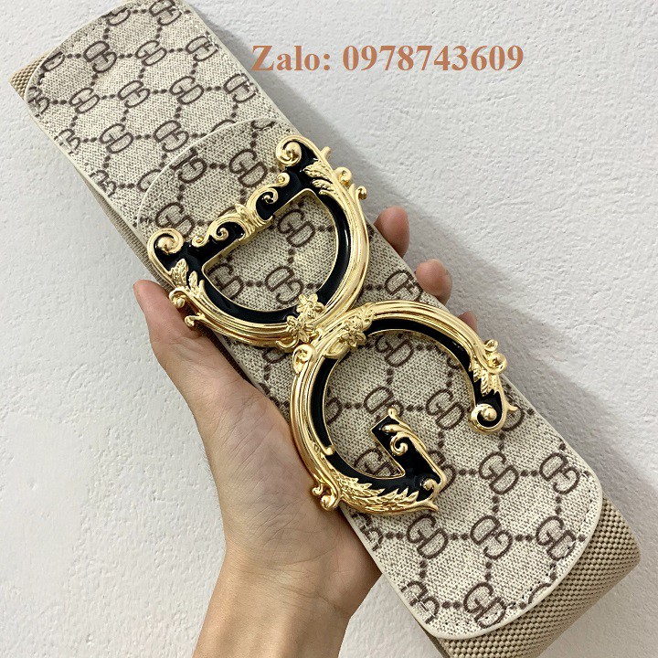 Đai váy nịt đầm D.G kem trắng