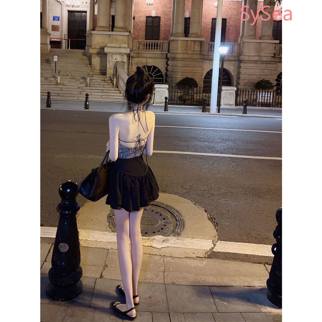 Đầm Chữ A Lưng Cao Thời Trang Mùa Hè Pháp Quyến Rũ Cho Nữ