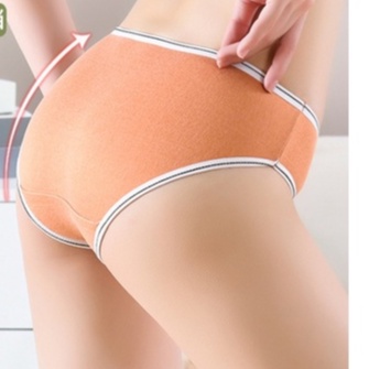 Quần Lót Tam Giác Màu Trơn Eo Vừa Thoáng Khí Kháng Khuẩn Phong Cách Hàn Quốc Dễ Thương Cho Nữ 50 Phút