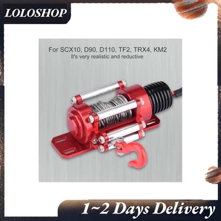 [Ready Stock]RC Phụ Kiện Tời Kim Loại Cho Xe Điều Khiển Từ Xa Scx10 D90 D110 Tỉ Lệ 1 / 10
