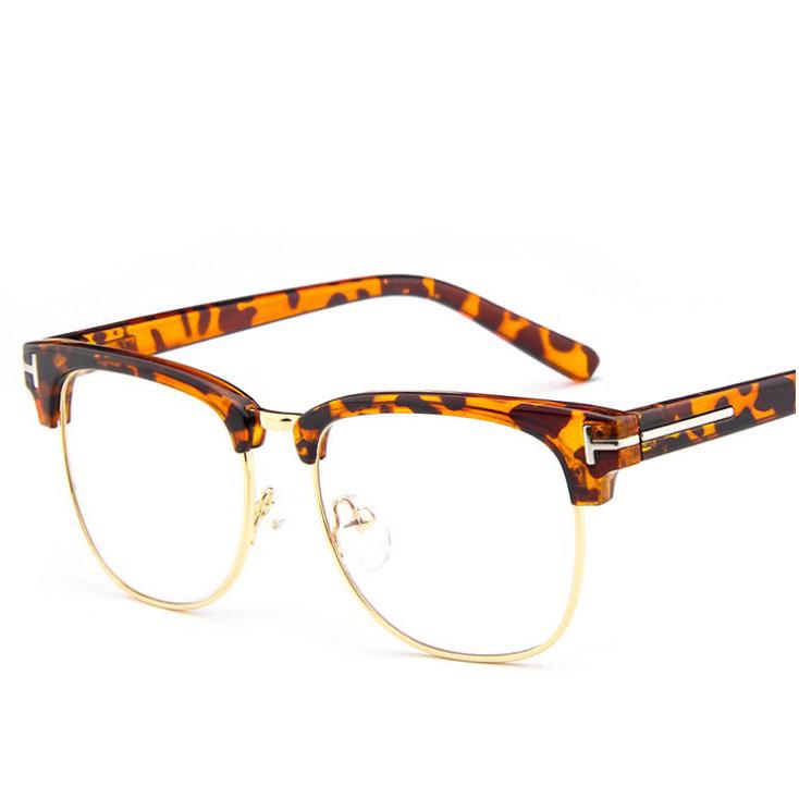 Clear Glasses Vintage Frames Men  1 pcs Optical Square
