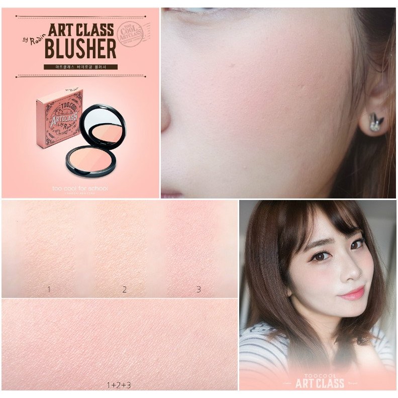 Má Hồng Too Cool For School Art Class By Rodin Facial Blusher Màu Peache | BigBuy360 - bigbuy360.vn