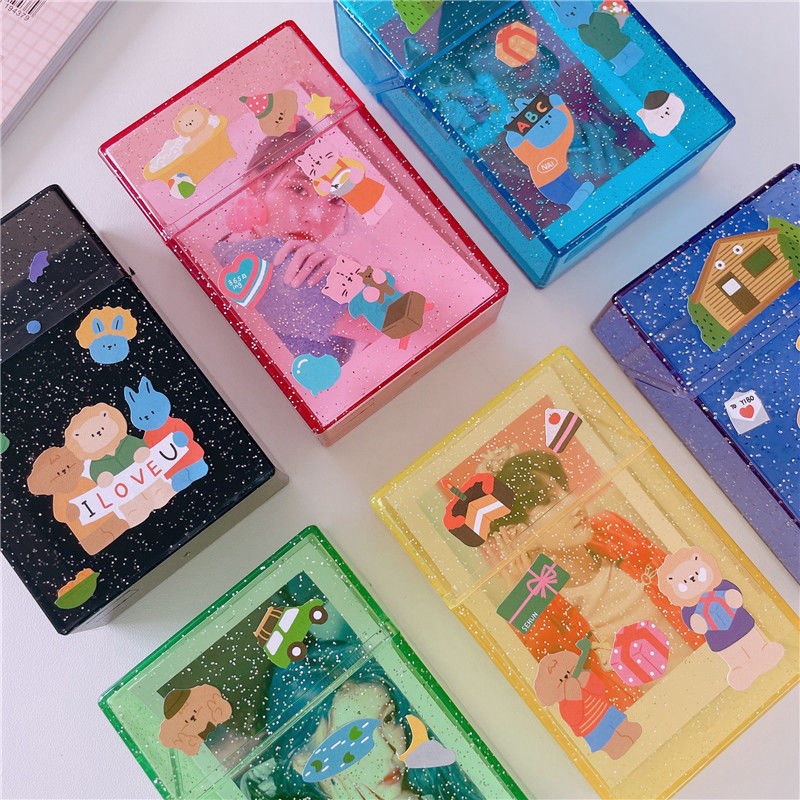 Hộp Đựng Thẻ/Ảnh Trong Suốt Tiện Dụng