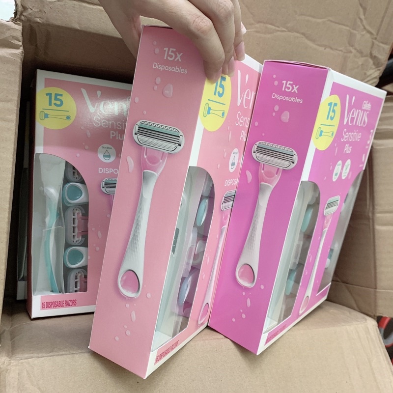 SET 15 CÂY DAO CAO GILLETTE VENUS NỘI ĐỊA MỸ