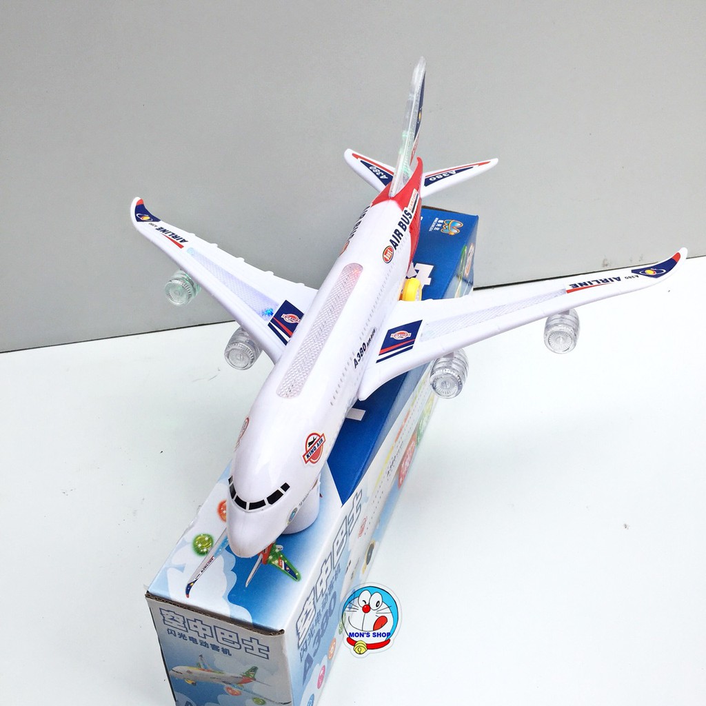 Đồ chơi máy bay A380 dùng pin có âm thanh và ánh sáng