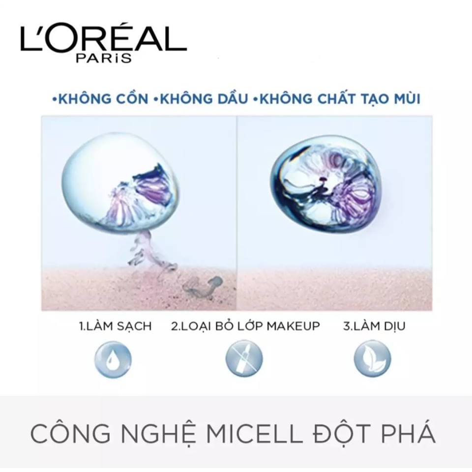 Nước Tẩy Trang Loreal - L'Oreal 3 In 1 Micellar 400ml | BigBuy360 - bigbuy360.vn