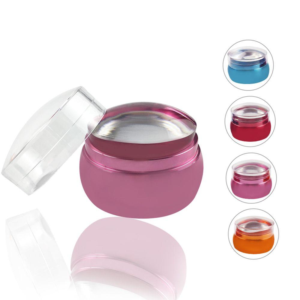 Bộ Dụng Cụ Trang Trí Móng Tay Nghệ Thuật Bằng Silicone Tay Cầm Kim Loại Dành Cho Nữ