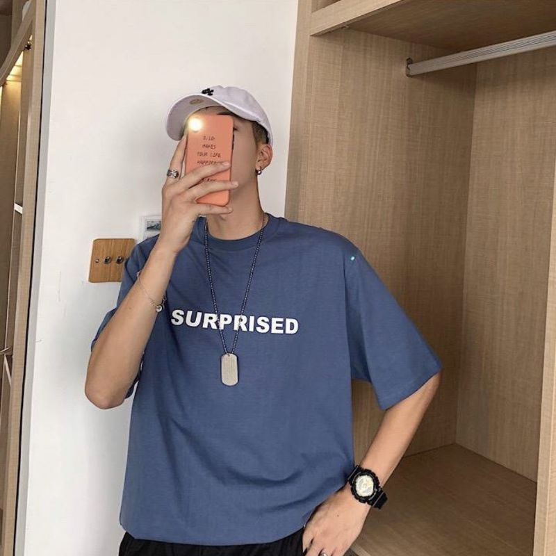 Áo thun tay lỡ dạng cặp SURPRISED🥰