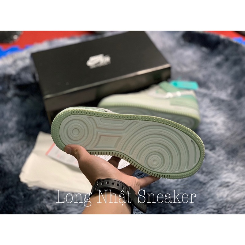 Giày Sneaker AF1 Shadow Xanh Giày Thể Thao Nam Nữ Thấp Cổ