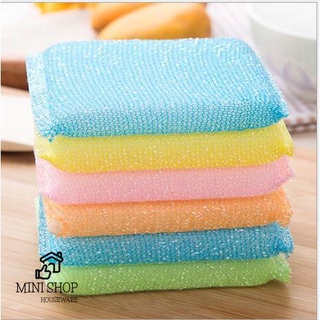 Combo 2 Miếng Cọ Rửa Chén Bát, Cọ Xoong Nồi