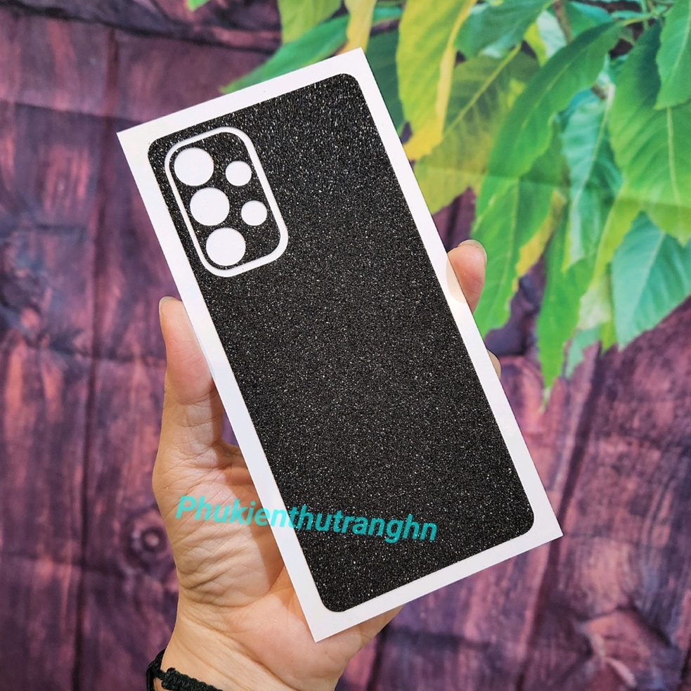 Miếng dán mặt lưng kim tuyến nhiều màu Samsung A52 A52S A72 A71 A51 S20 FE S21 FE S22 S22 PLUS S22 Ultra M51 M52 A90 5G