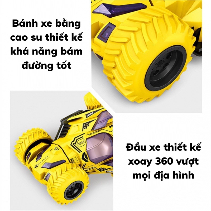 Xe đồ chơi, xe thể thao đầu xoay 360 vượt mọi địa hình