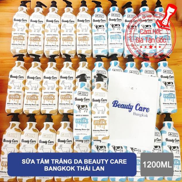 Sữa tắm Beauty Care Bangkok White & Smooth Milk 1200ml