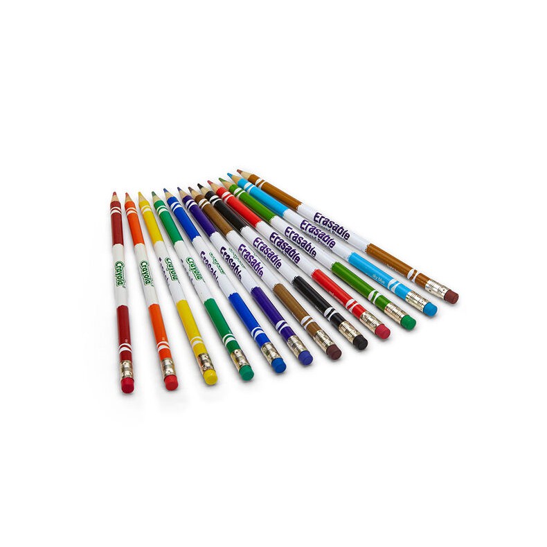 Bộ 12 bút chì màu kèm tẩy Crayola