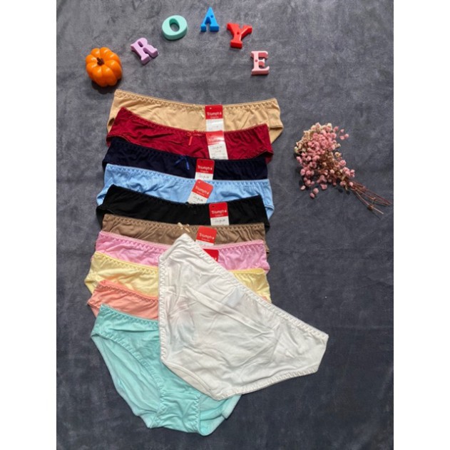 Quần Lót Nữ. Quần Lót Cotton Trơn Mềm Thấm Thoáng. Size M.(35-45kg) L.(45-52kg) XL.(53-60kg) XXL(60-70kg) | BigBuy360 - bigbuy360.vn