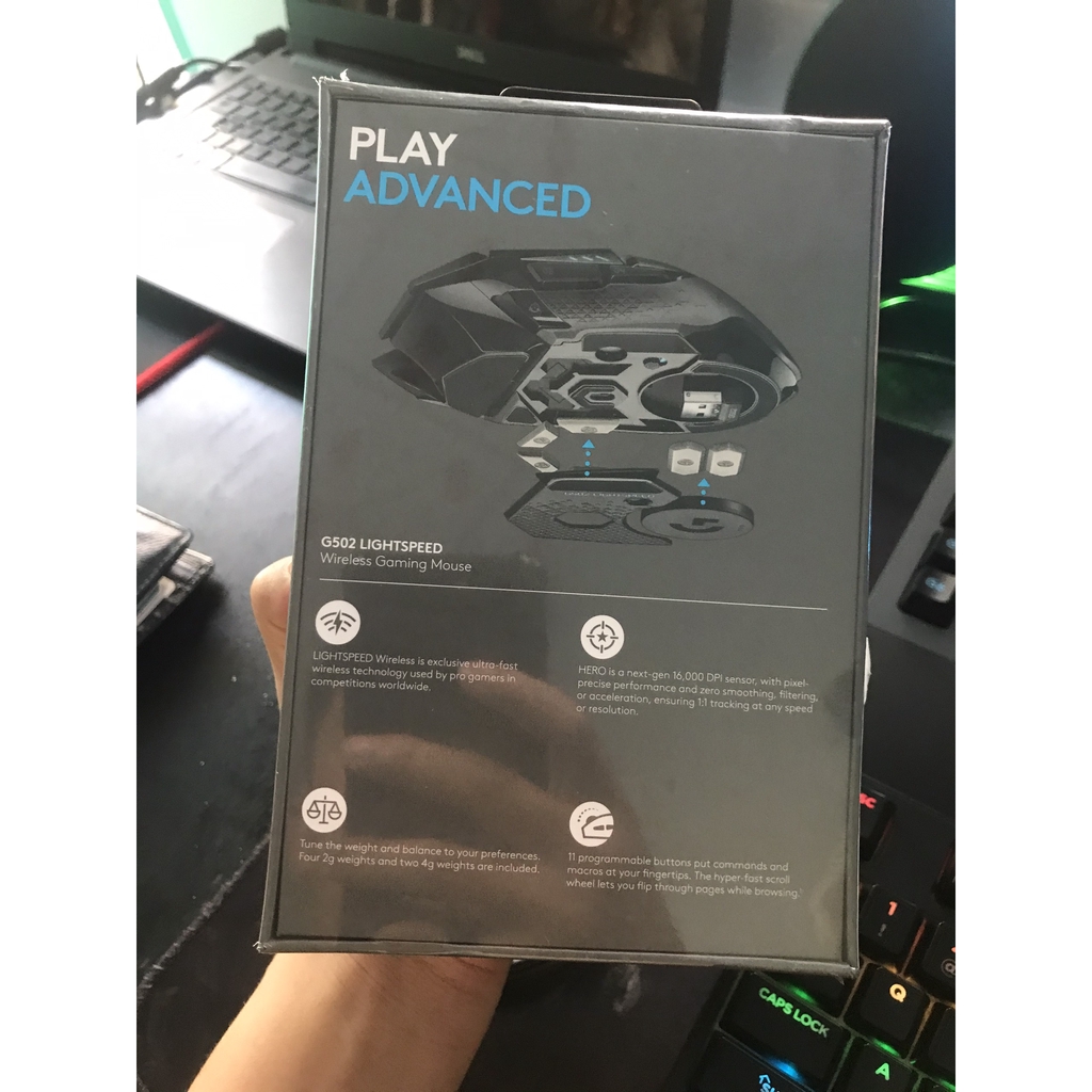Chuột Logitech G502 hero wireless hàng chính hãng LOGITECH