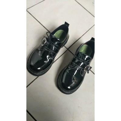 Giày ulzzang da bóng dây tròn có quai ngang Hàng quảng châu | BigBuy360 - bigbuy360.vn